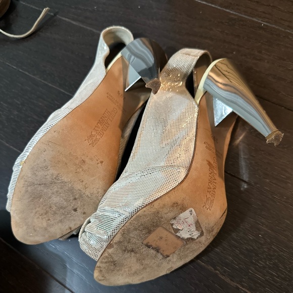 Guillaume Hinfray Silver slingback - Picture 2 of 10